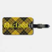 Scottish Clan MacLeod of Lewis Bagagelabel (Achterkant horizontaal)