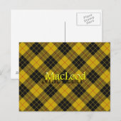Scottish Clan MacLeod of Lewis Tartan Briefkaart (Voorkant / Achterkant)