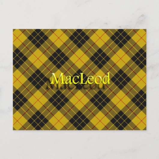 Scottish Clan MacLeod of Lewis Tartan Briefkaart (Voorkant)