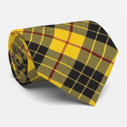 Scottish Clan MacLeod of Lewis Tartan Stropdas (Opgerold)