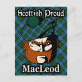 Scottish Clan MacLeod Tartan Briefkaart (Voorkant)