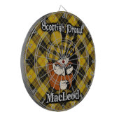 Scottish Clan MacLeod Tartan Dartboard Dartbord (Voorkant Links)