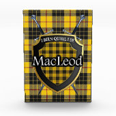 Scottish Clan MacLeod Tartan Fotoblokken (Voorkant)
