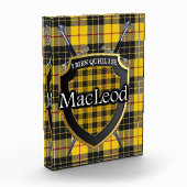 Scottish Clan MacLeod Tartan Fotoblokken (Links)