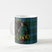 Scottish Clan MacLeod Tartan Koffiemok (Voorkant links)