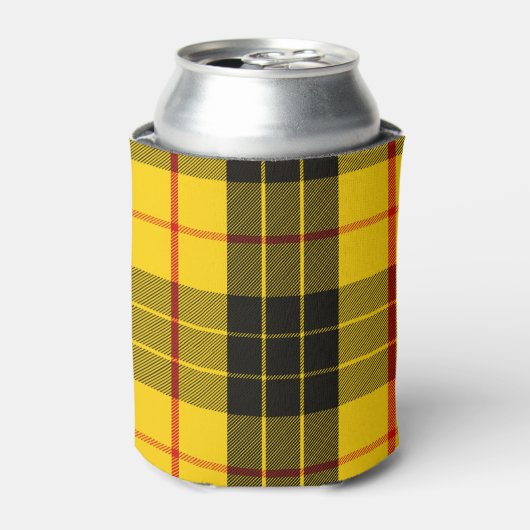 Scottish Clan MacLeod Tartan Pset Blikjeskoeler (Blikje Voorkant)