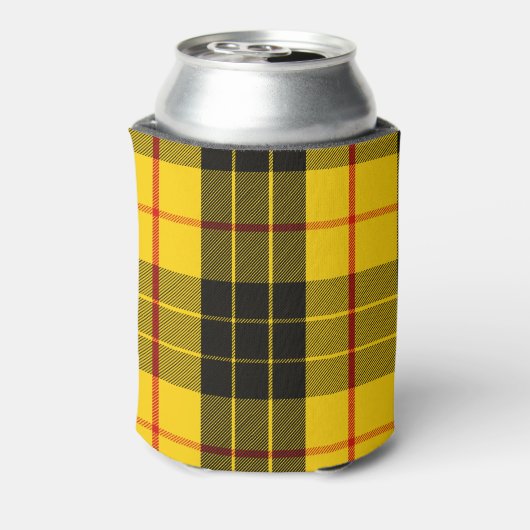 Scottish Clan MacLeod Tartan Pset Blikjeskoeler (Blikje Achterkant)
