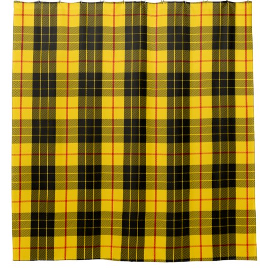 Scottish Clan MacLeod Tartan Pset Douchegordijn (Voorkant)