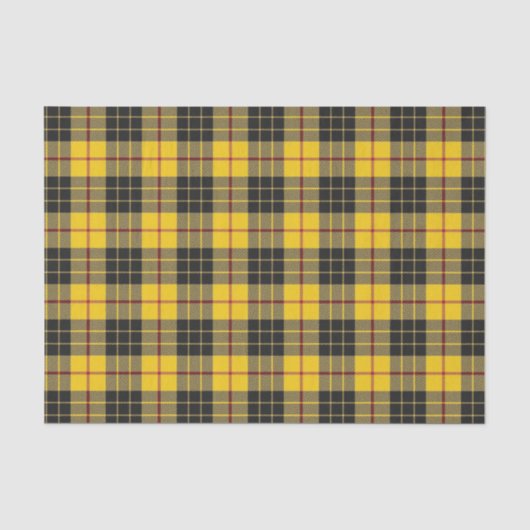 Scottish Clan MacLeod Tartan Pset Tissuepapier (Voorkant)