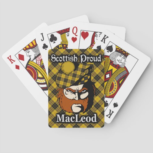 Scottish Clan MacLeod Tartan Speelkaarten (Achterkant)