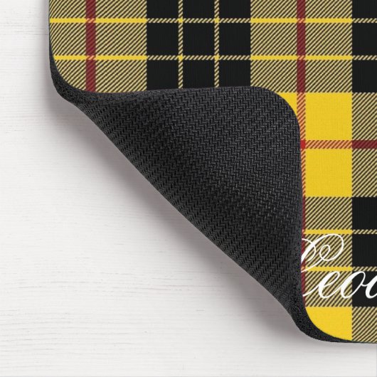 Scottish Clan MacLeod van Lewis Tartan Muismat (Hoek)