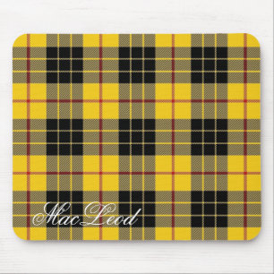 Scottish Clan MacLeod van Lewis Tartan Muismat