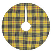 Scottish Clan MacLeod Yellow Black Tartan Kerstboom Rok (Voorkant)