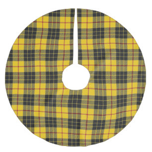 Scottish Clan MacLeod Yellow Black Tartan Kerstboom Rok