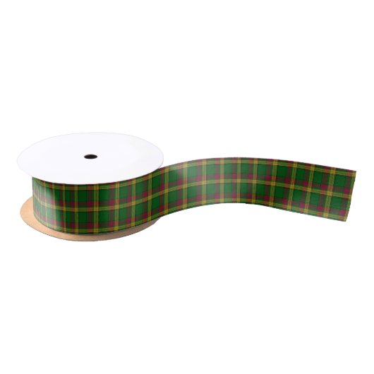 Scottish Clan MacMillan Classic Tartan Satijnen Lint (Spoel)