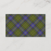 Scottish Clan MacMillan Hunting Tartan Pset Visitekaartje (Achterkant)