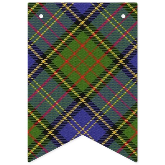 Scottish Clan MacMillan Hunting Tartan Vlaggetjes (Tweede vlag)