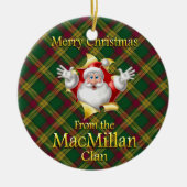 Scottish Clan MacMillan-kerstversiering Keramisch Ornament (Voorkant)