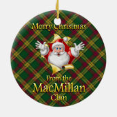 Scottish Clan MacMillan-kerstversiering Keramisch Ornament (Achterkant)