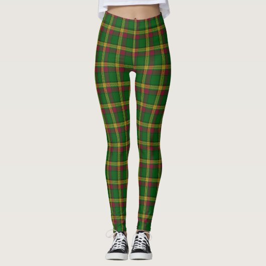 Scottish Clan MacMillan Tartan Leggings (Voorkant)