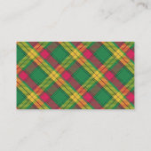 Scottish Clan MacMillan Tartan Pset Visitekaartje (Achterkant)