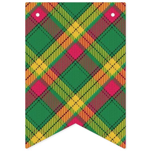 Scottish Clan MacMillan Tartan Vlaggetjes (Tweede vlag)