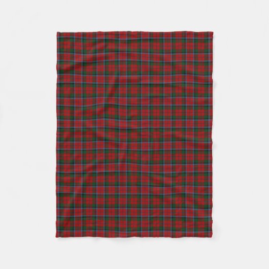 Scottish Clan MacNaughton MacNachtan Tartan Fleece Deken (Voorkant)