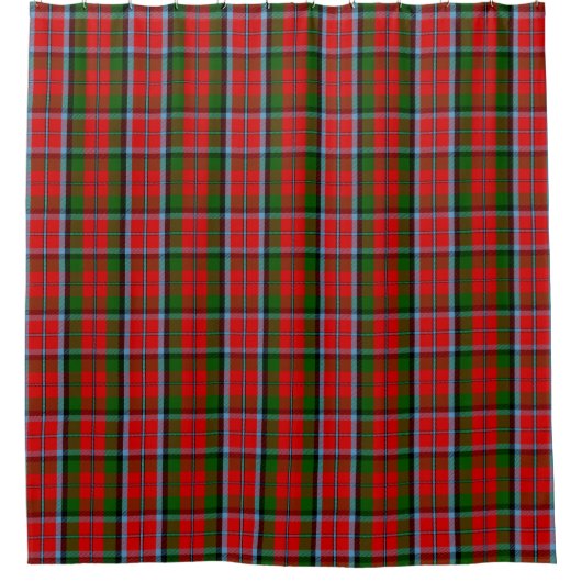 Scottish Clan MacNaughton Tartan Pset Douchegordijn (Voorkant)