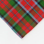 Scottish Clan MacNaughton Tartan Pset Fleece Deken (Hoek)