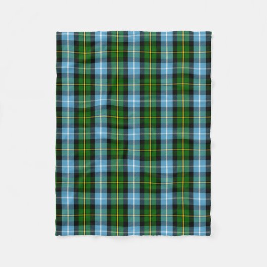Scottish Clan MacNeil Tartan Pset Fleece Deken (Voorkant)