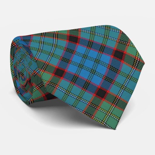 Scottish Clan MacNicol Hunting Tartan Stropdas (Opgerold)