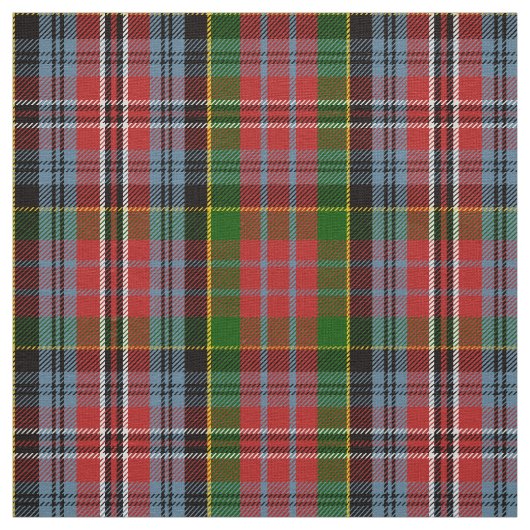 Scottish Clan MacPherson Tartan Pset Stof (Swatch)