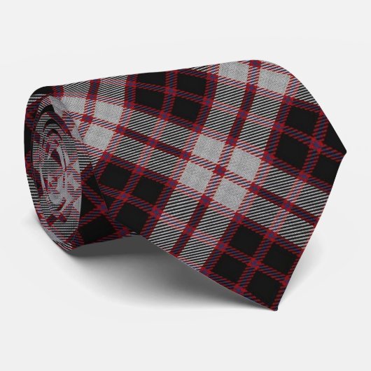 Scottish Clan MacPherson Tartan Stropdas (Opgerold)