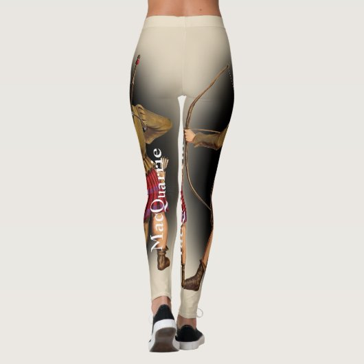Scottish Clan MacQuarrie door R.R. McIan Leggings (Achterkant)