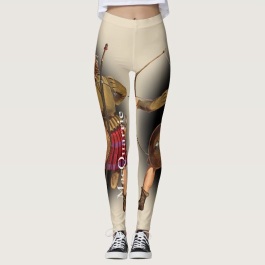Scottish Clan MacQuarrie door R.R. McIan Leggings (Voorkant)