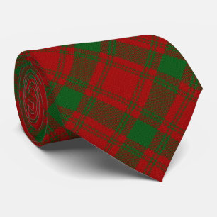 Scottish Clan MacQuarrie Letter M Monogram Tartan Stropdas