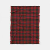 Scottish Clan MacQueen Classic Tartan Fleece Deken (Voorkant)