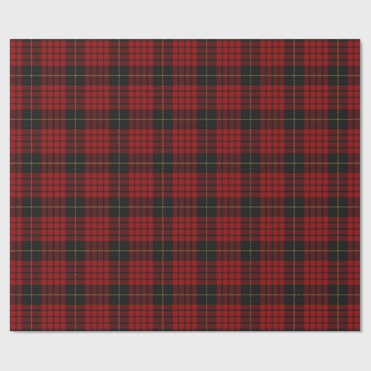 Scottish Clan MacQueen Tartan Cadeaupapier (Vlak)