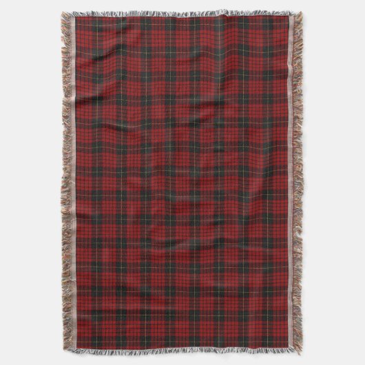 Scottish Clan MacQueen Tartan Deken (Voorkant Verticaal)