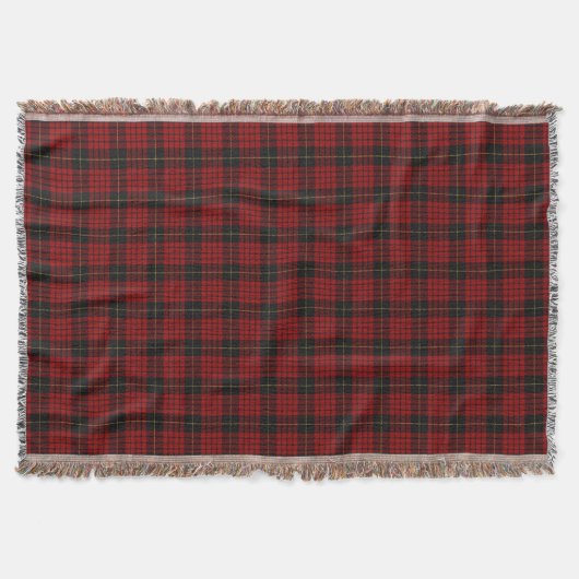 Scottish Clan MacQueen Tartan Deken (Voorkant)