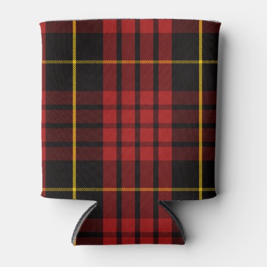 Scottish Clan MacQueen Tartan Pset Blikjeskoeler (Voorkant)