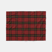 Scottish Clan MacQueen Tartan Pset Fleece Deken (Voorkant (Horizontaal))