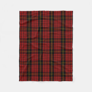Scottish Clan MacQueen Tartan Pset Fleece Deken