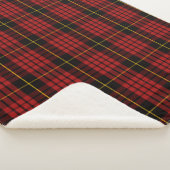 Scottish Clan MacQueen Tartan Pset Sherpa Deken (3/4)