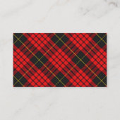 Scottish Clan MacQueen Tartan Pset Visitekaartje (Achterkant)