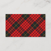 Scottish Clan MacQueen Tartan Pset Visitekaartje (Achterkant)