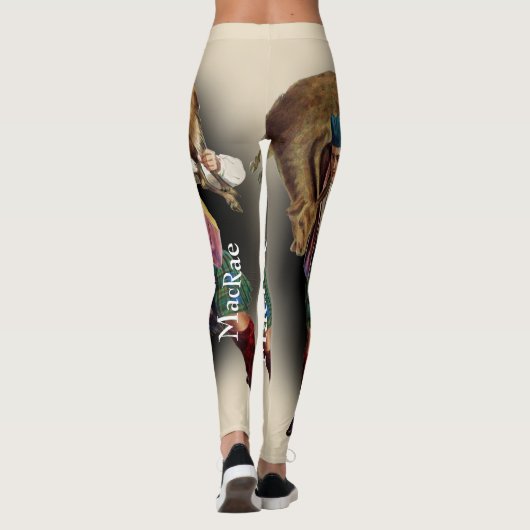 Scottish Clan MacRae door R. R. McIan Leggings (Achterkant)