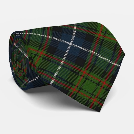 Scottish Clan MacRae Hunting Tartan Stropdas (Opgerold)