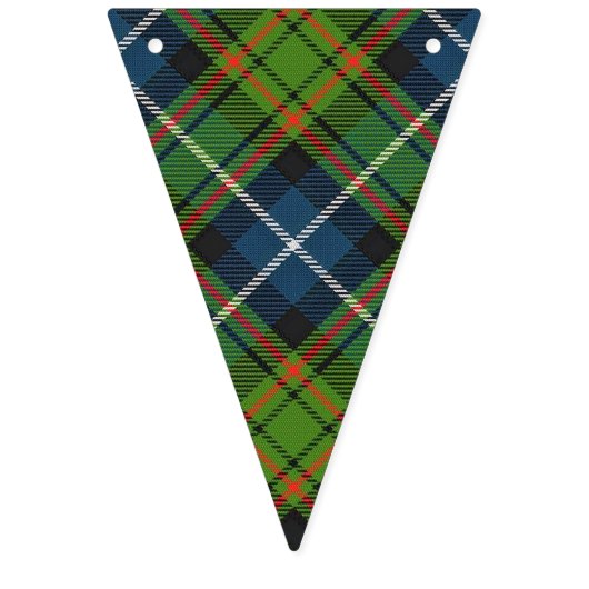 Scottish Clan MacRae Hunting Tartan Vlaggetjes (Derde vlag)