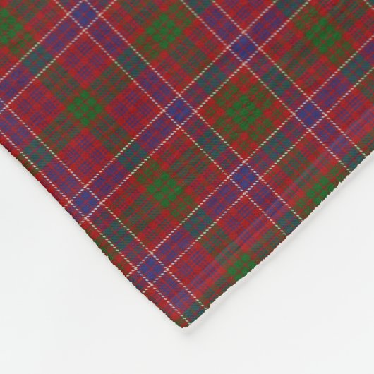 Scottish Clan MacRae Red Classic Tartan Fleece Deken (Hoek)